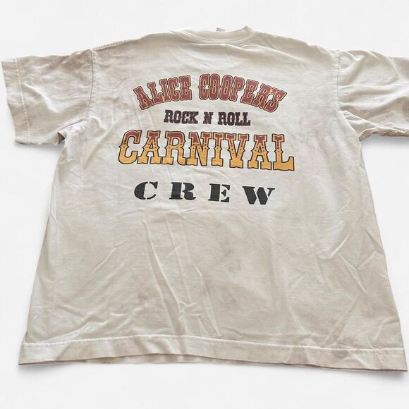 Vintage style snake head Alice Cooper Tie-Dye Band Tee Alt Rock Grunge M unisex - Picture 4 of 5